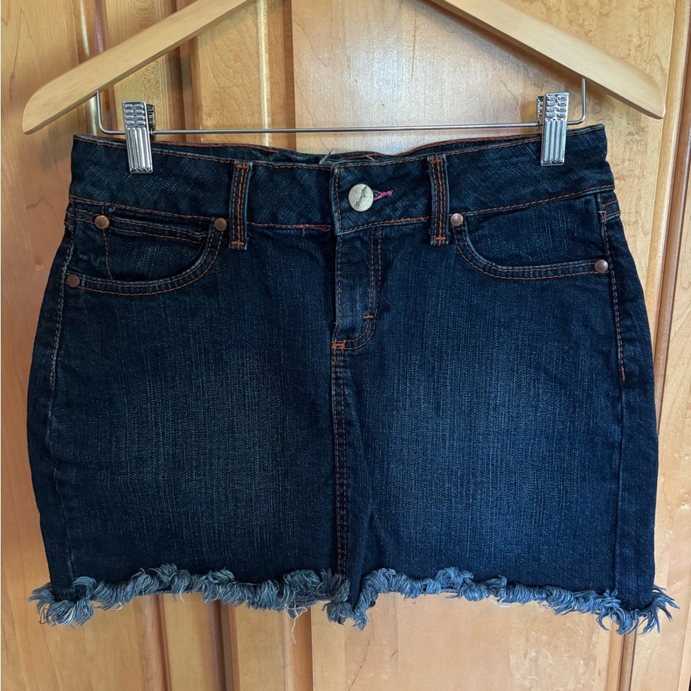 Wrangler Blue Mini Pencil Skirt for Night Out